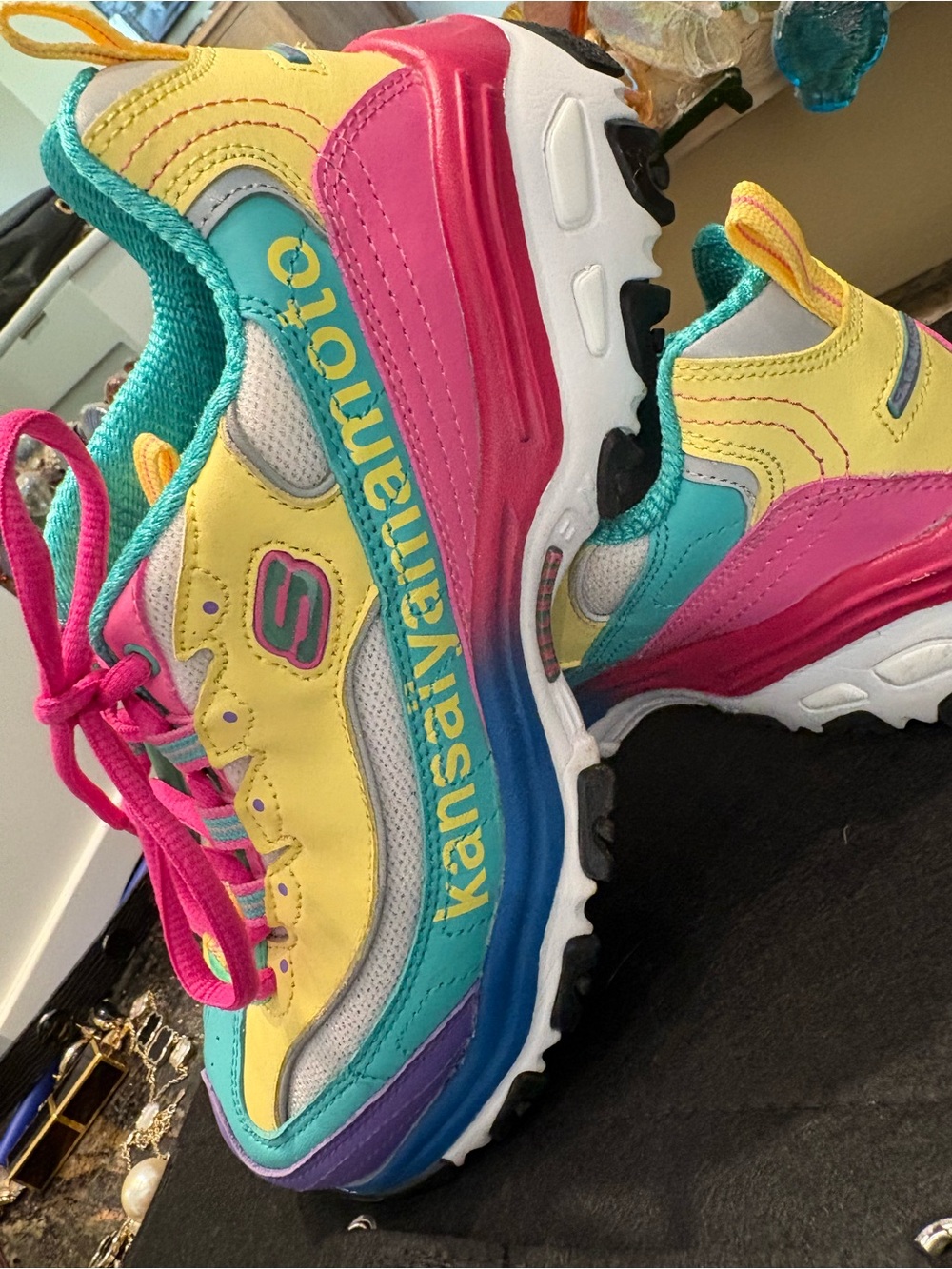 RARE 🔥 Skechers Kansai Yamamoto Multi Sneakers size 8
